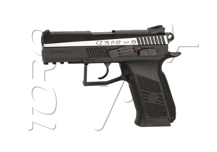 Pistolet 4.5mm (Billes) CZ 75 P07 BLOWBACK BICOLORE CO2 ASG