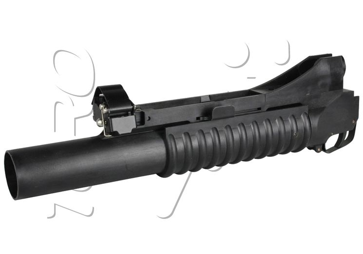 Lance-grenade A FIXER M203 DIAM 40mm LONG ABS 3 FIXATIONS BLACK S&T