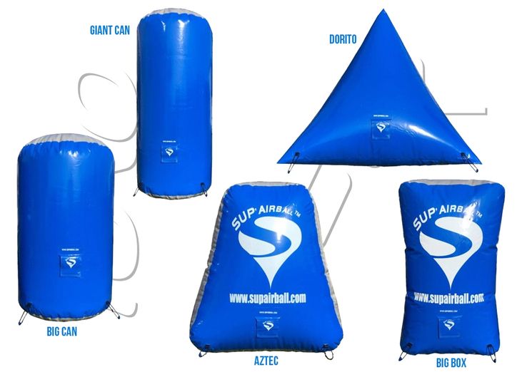KIT 2 JOUEURS 5 OBSTACLES BLUE GREY SUPAIRBALL