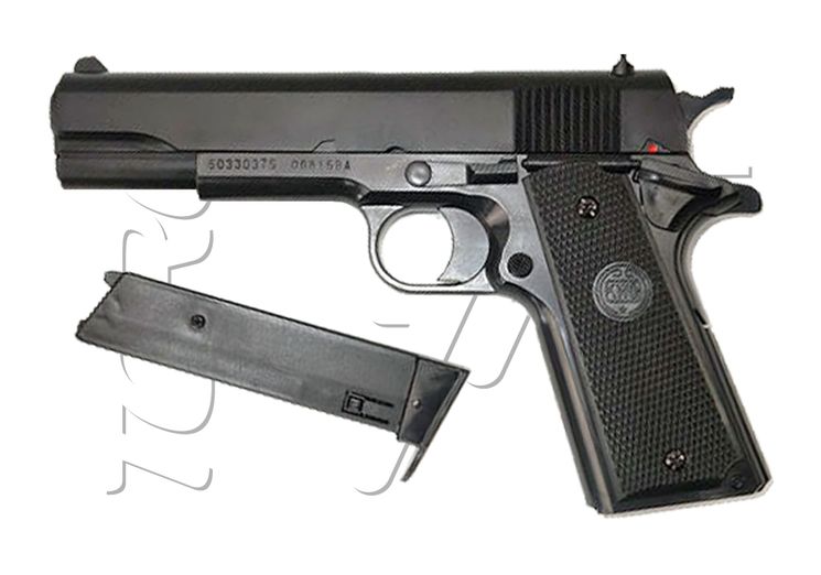 Pistolet COLT 1911A1 SPRING KWC BLACK