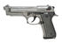 Pistolet Alarme 9mm PAK BERETTA MOD92 NOUVELLE GENERATION CHROME SILVER 10 COUPS KIMAR