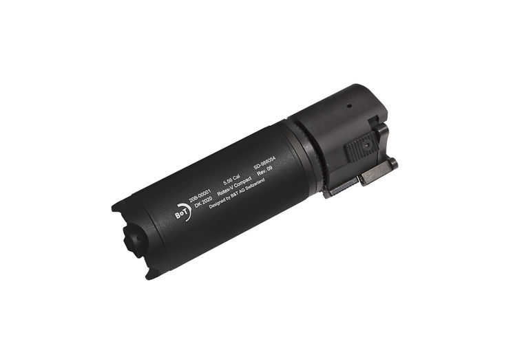 Silencieux B&T ROTEX-V COMPACT ASG 14 mm ANTIHORAIRE BLACK