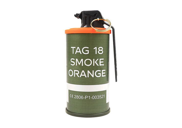 Fumigène grenade TAG18 SMOKE ORANGE TAG INNOVATION X1
