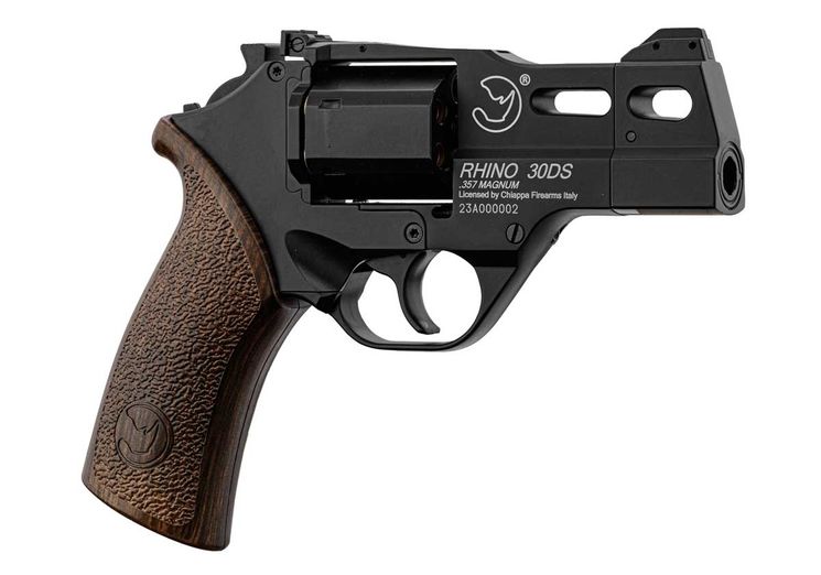 Revolver RHINO 30DS CO2 0.95J BLACK CHIAPPA