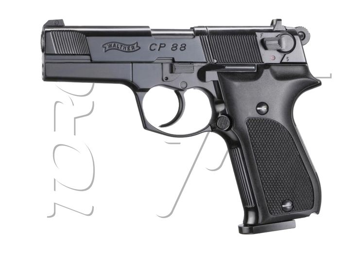 Pistolet 4.5mm (Plomb) WALTHER CP88 CO2 BLACK UMAREX