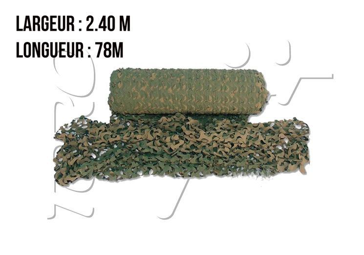 Filet de camouflage 78m X 2.40m