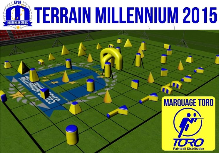 Terrain MILLENNIUM TOURNAMENT SERIES 2015 MARQUAGE TORO