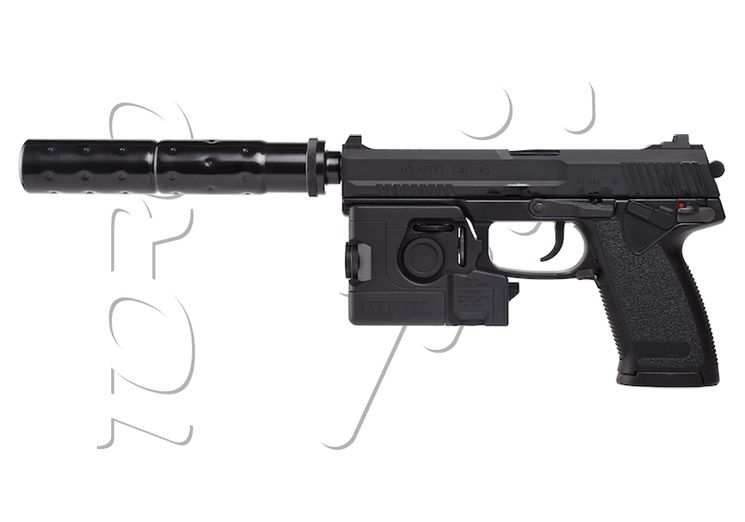 Pistolet HK SOCOM MK23 KIT COMPLET TOKYO MARUI GAZ