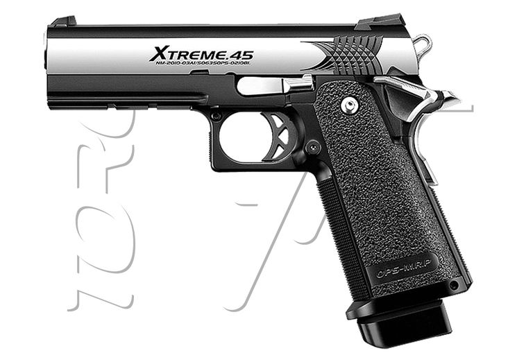 Pistolet HI-CAPA XTREME .45 BICOLORE FULL AUTO TOKYO MARUI GAZ