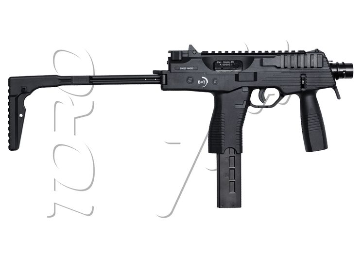 Pistolet mitrailleur MP9 A1 BLACK GAZ ASG