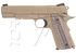 Pistolet COLT 1911 M45A1 RAIL GUN METAL BLOWBLACK CO2 TAN