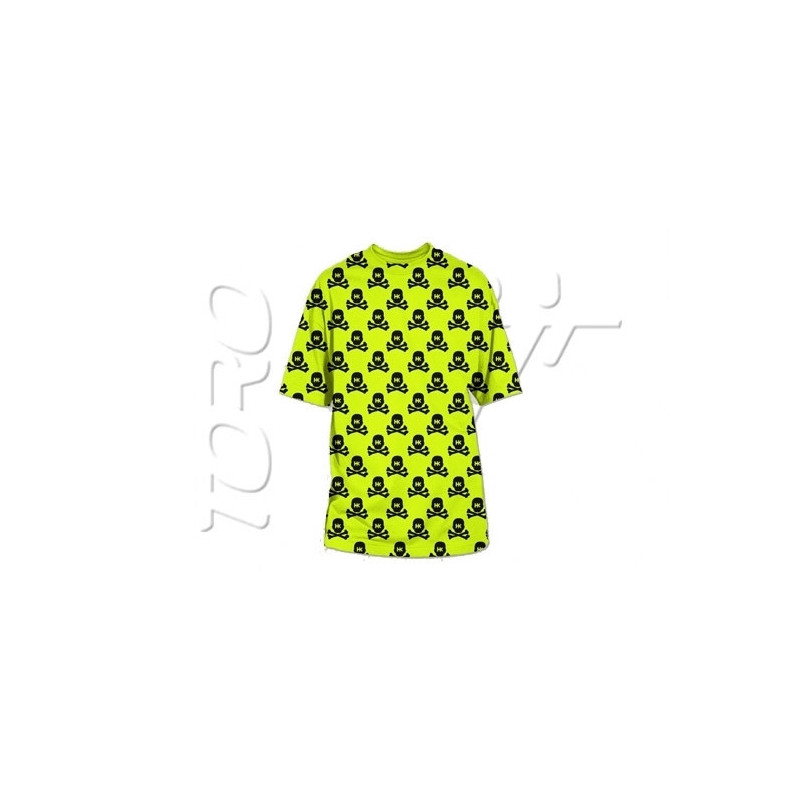 HK T-SHIRT ALL OVER NEON BLACK - Taille M