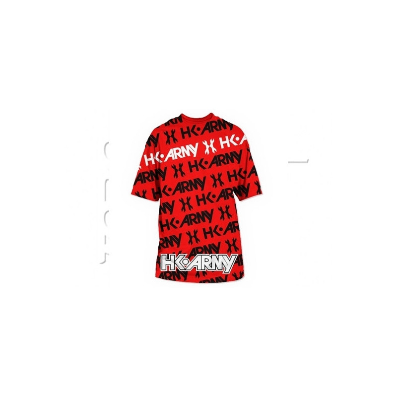 HK T-SHIRT ALL OVER 2.0 RED - Taille M HK T-SHIRT ALL OVER 2.0 RED - Taille M