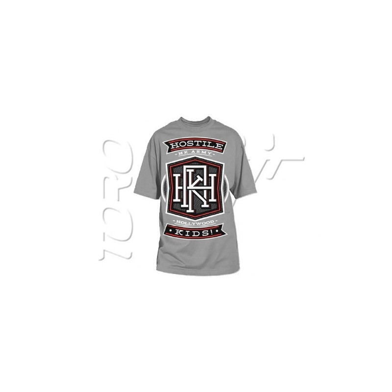 HK T-SHIRT MONOGRAM GREY - Taille M