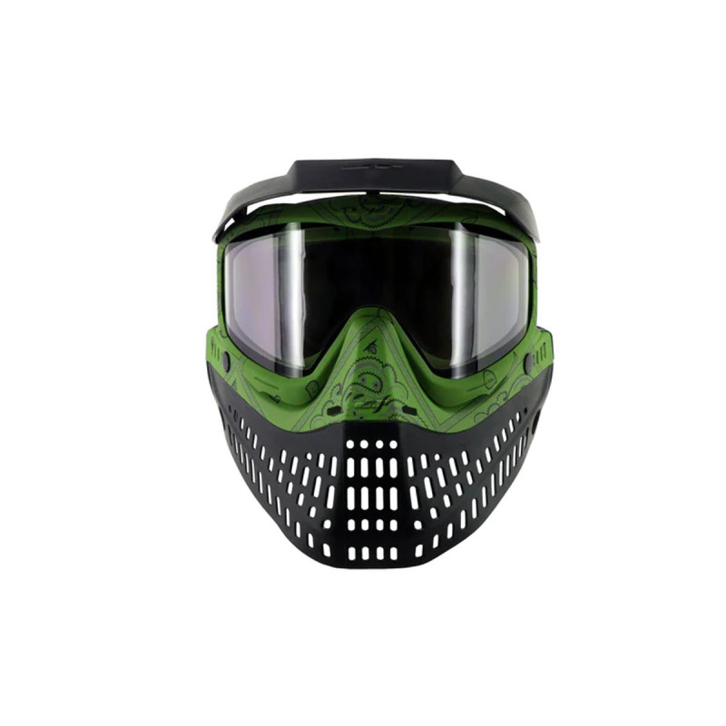 Masque JT SPECTRA PROFLEX LE THERMAL BANDANA SLIME GREEN ECRAN 2X CLEAR ET SMOKE