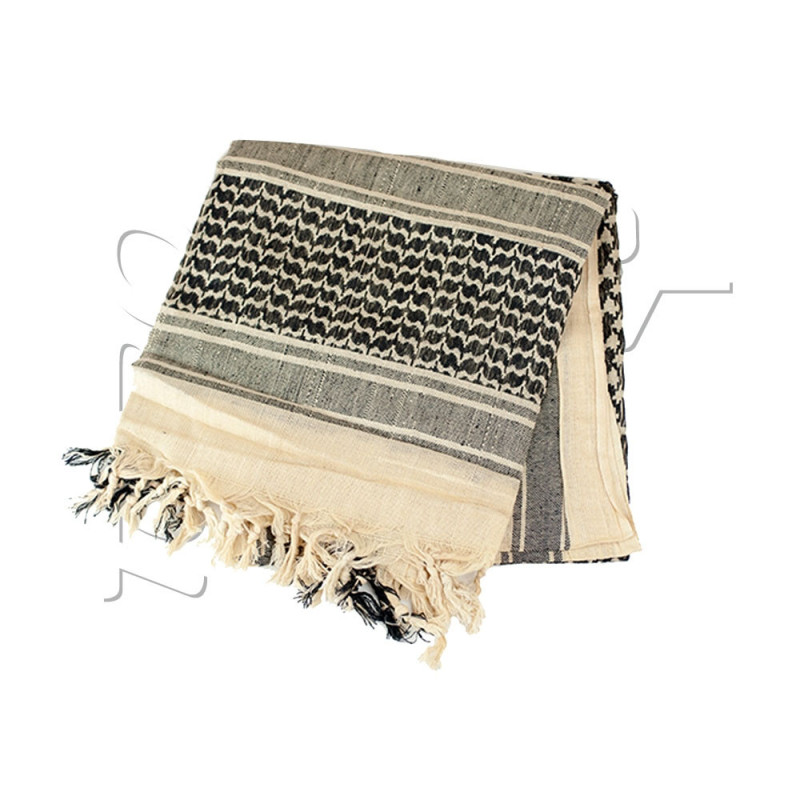 Echarpe SHEMAGH LIGHTWEIGHT SCARF VALKEN TAN BLACK