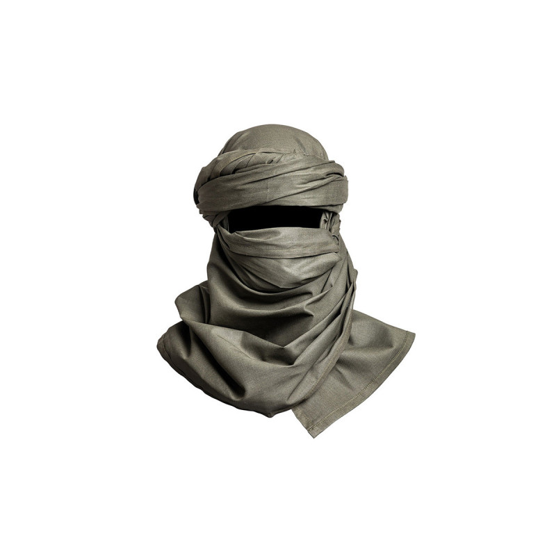 Chèche TOUAREG OLIVE 85cm x230cm