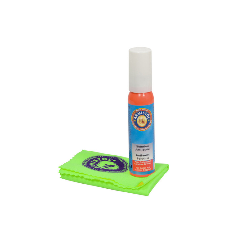 Anti-buée SPRAY 30ML + LINGETTE MICROFIBRE ARMISTOL
