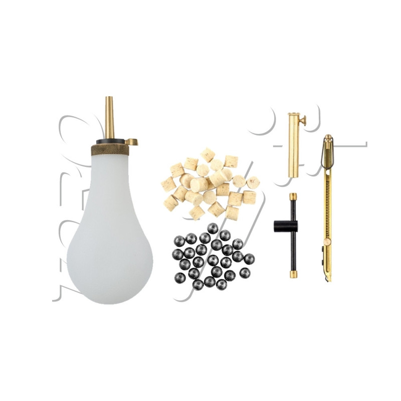 Set de chargement POUDRE NOIRE CALIBRE .44 Davide Pedersoli