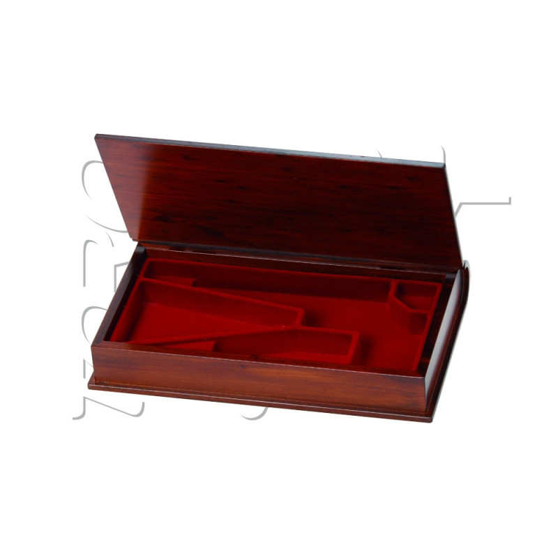 Coffret NOYER TYPE LIVRE POUR REVOLVER PIETTA