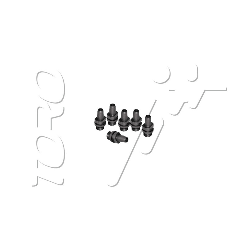 Cheminée ACIER NOIRE POUR REVOLVERS POUDRE NOIRE PIETTA X6