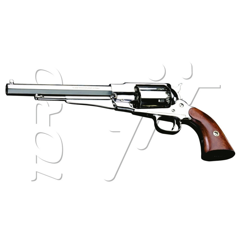 Revolver REMINGTON 1858 TEXAS LAITON NICKELE Calibre 36 PIETTA (rbn36)