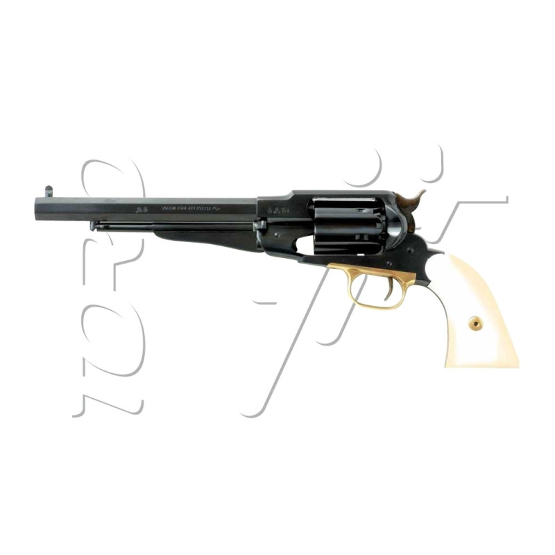 Revolver REMINGTON 1858 NEW ARMY ACIER IVOIRINE CANNELE Calibre 44 PIETTA (rgaig44)