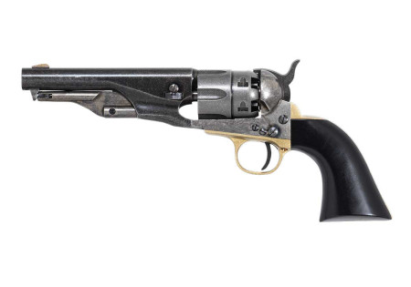 Revolver COLT 1862 POLICE SHERIFF OLD WEST MODEL ACIER Calibre 44 PIETTA (cppow44vbcrs)