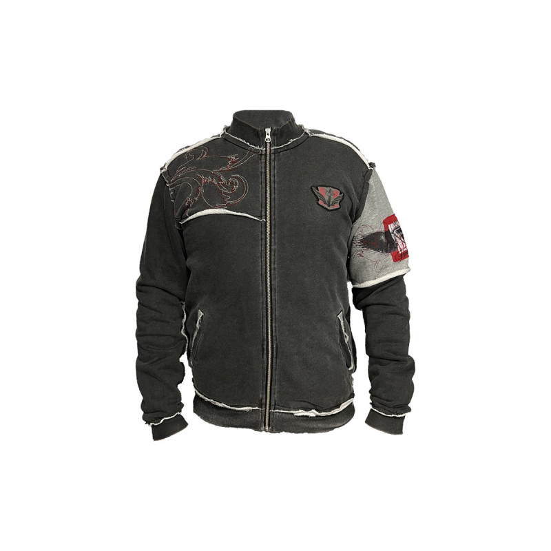 SWEAT PROTO 07 FIGHTER GREY - taille S - fini