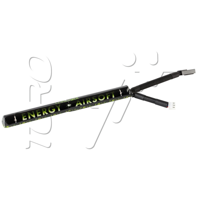 Batterie LIPO 7.4V 1600 mAh 25C 165x15x15mm 1 STICK POUR AK ET SCORPION ENERGY AIRSOFT