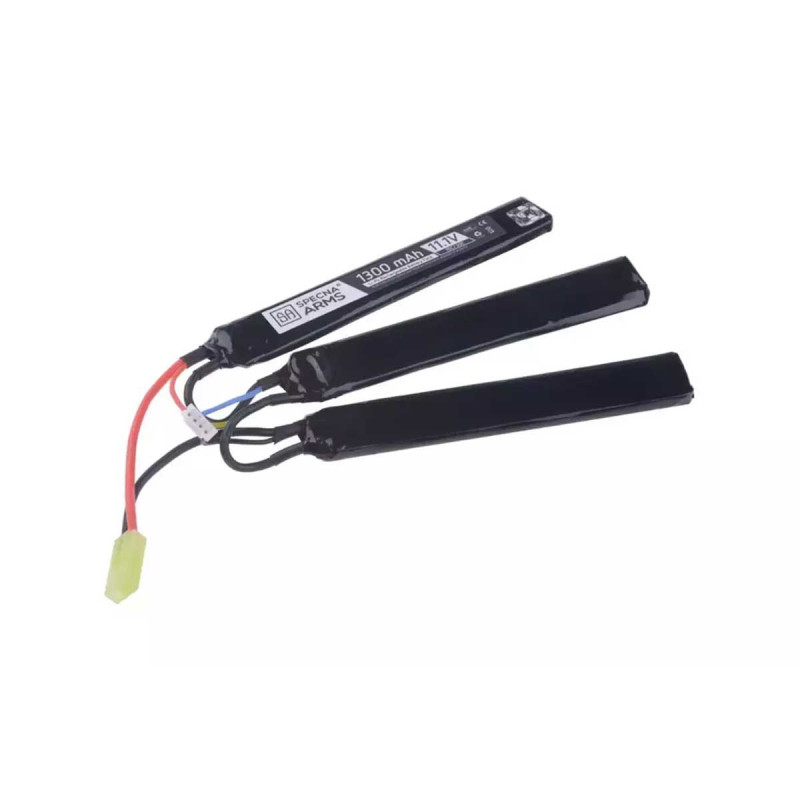 Batterie LIPO 11.1V 1300 mAh 15/30C x x mm 3 STICKS MINI TAMIYA SPECNA ARMS Batterie LIPO 11.1V 1300 mAh 15/30C x x mm 3 STICKS MINI TAMIYA SPECNA ARMS
