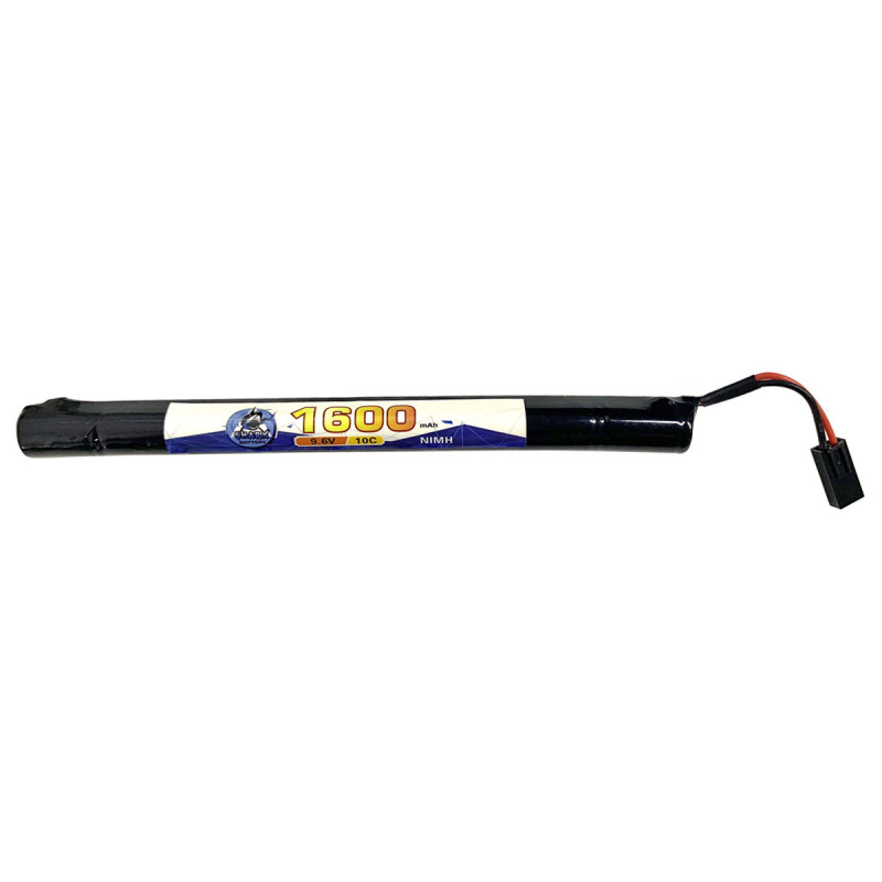 Batterie NIMH 9.6V 1600 mAh 231x19x17mm 1 STICK 190g SHARK