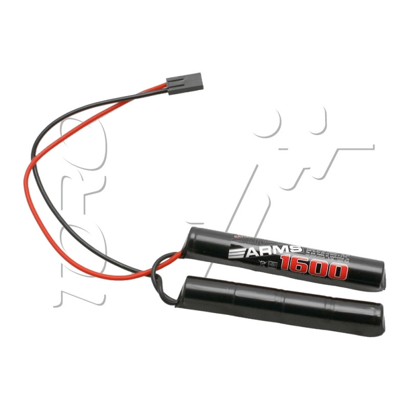 Batterie NIMH 9.6V 1600 mAh 120x17x17mm 2 STICKS SMALL SWISS ARMS