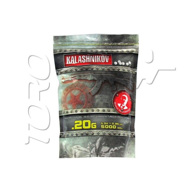 Billes 0.20g SACHET 5000 KALASHNIKOV