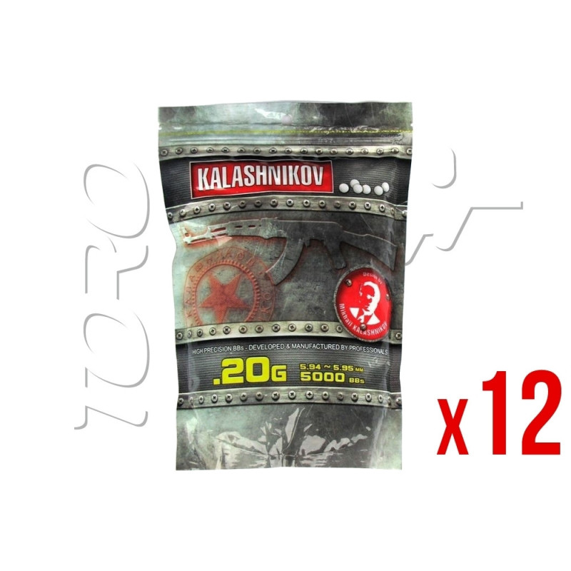 Billes 0.20g SACHET 5000 KALASHNIKOV X12