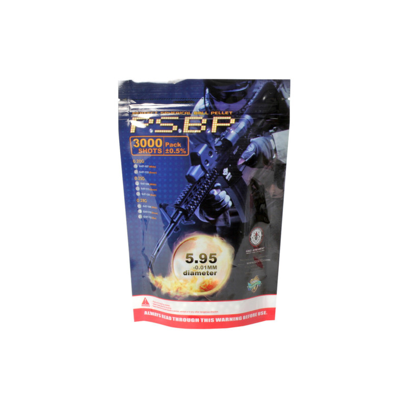 Billes 0.20g SACHET PERFECT 3000 G&G ARMAMENT