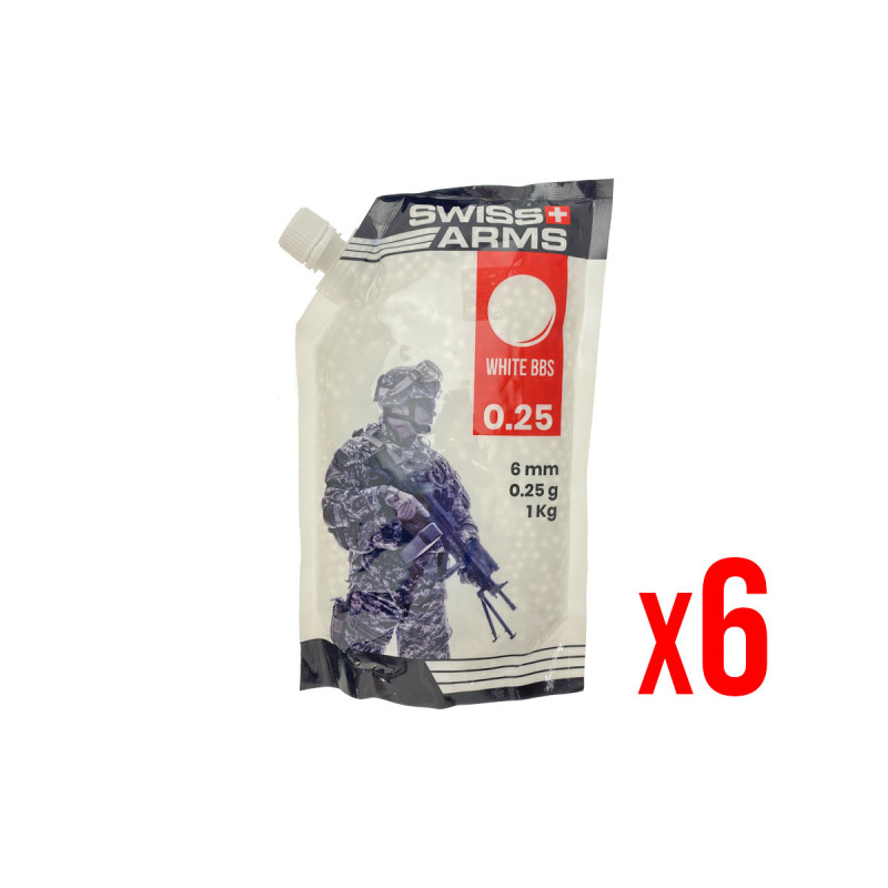 Billes 0.25G SACHET 4000 SWISS ARMS X6