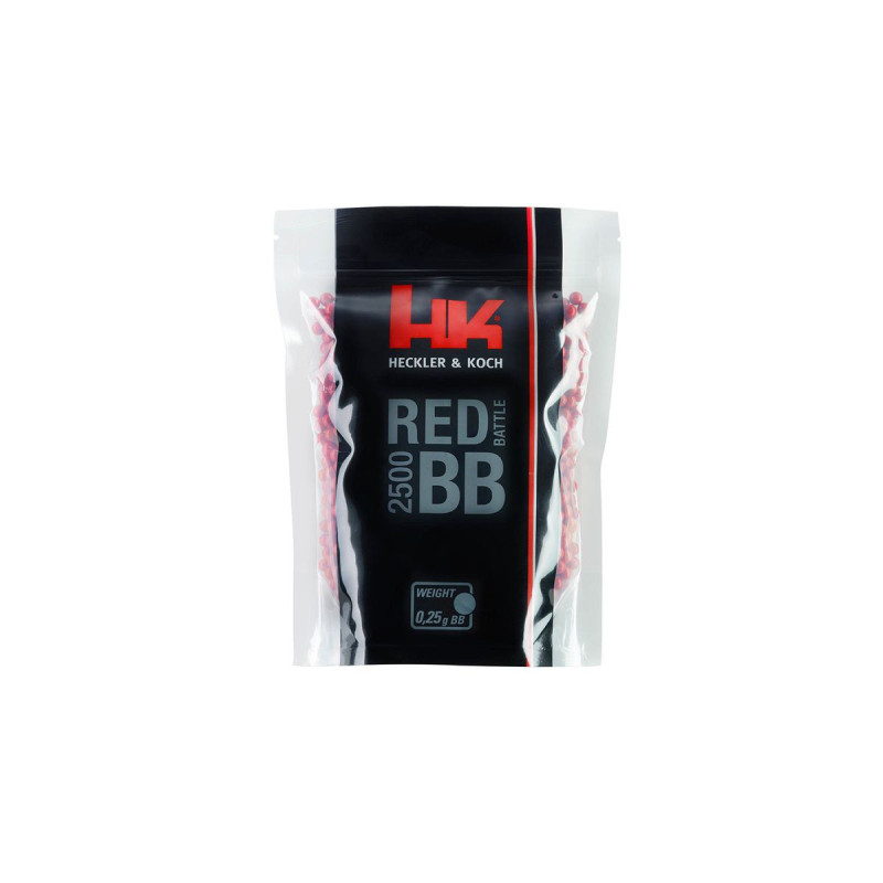 Billes 0.25g SACHET 2500 HK RED BATTLE UMAREX