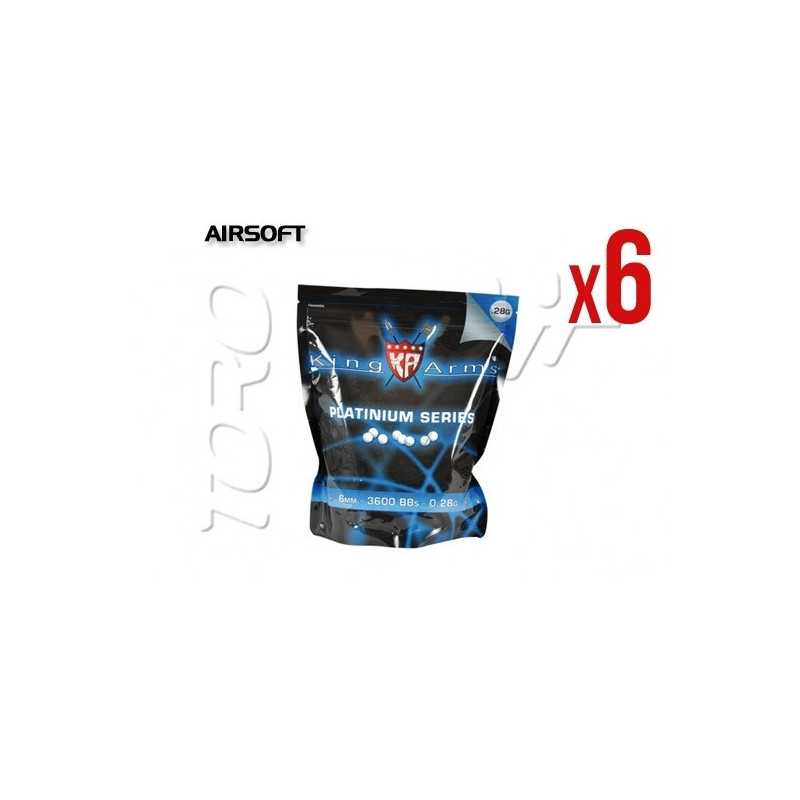 Billes 0.28g SACHET 3600 KING ARMS X6