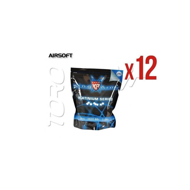 Billes 0.28g SACHET 3600 KING ARMS X12