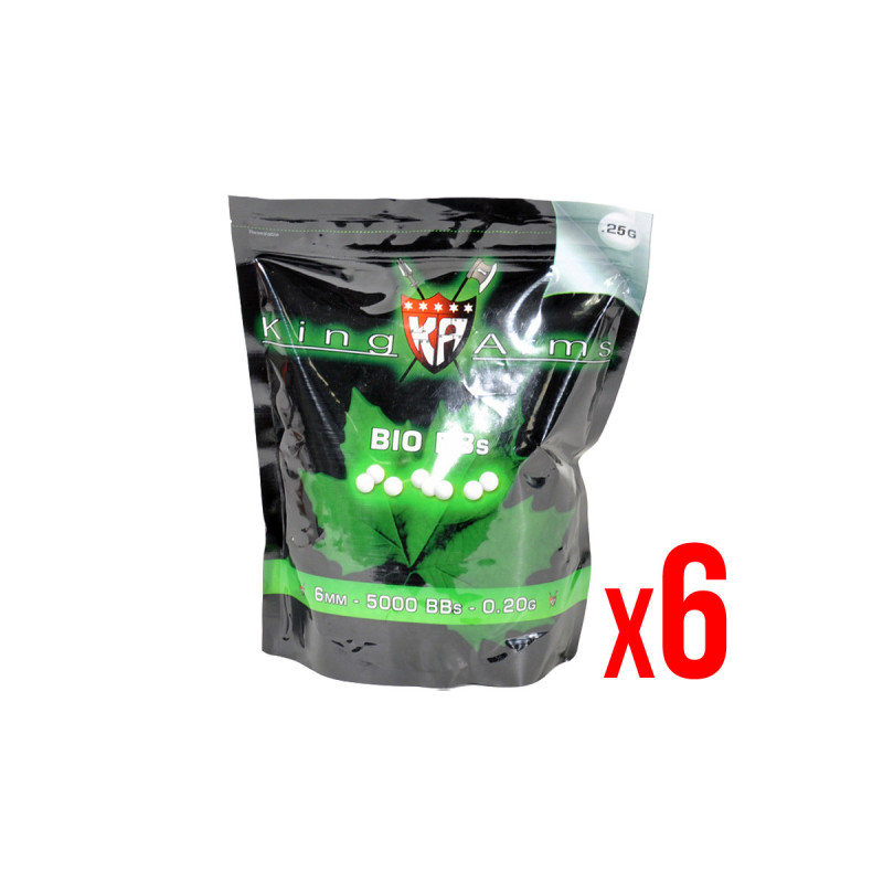 Billes BIO 0.25g SACHET 4000 KING ARMS X6