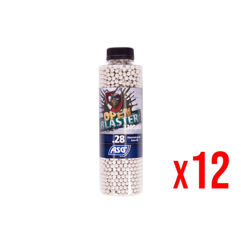 Billes BIO 0.28g BOUTEILLE 3300 OPEN BLASTER ASG X12
