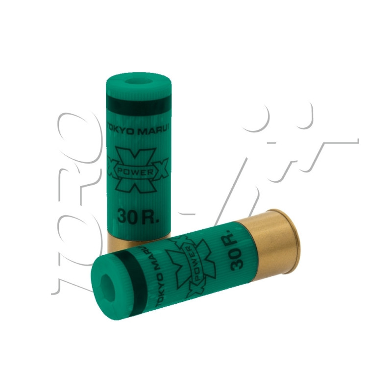 Cartouches FUSIL A POMPE VERTES 30 BILLES POUR MARUI M870  X2