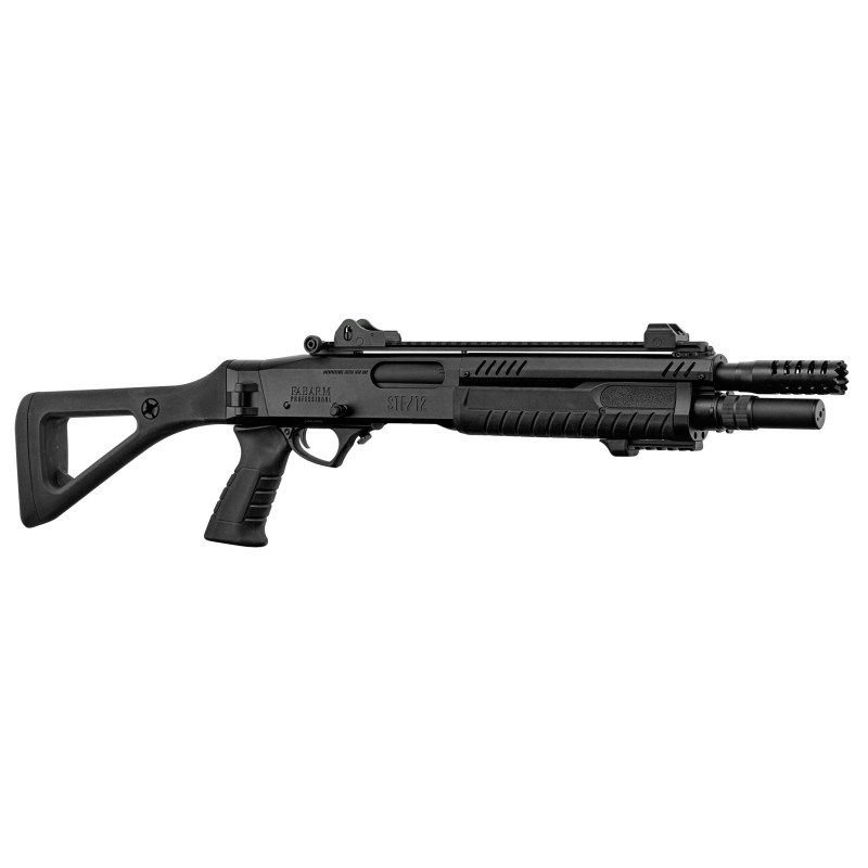 Fusil à pompe FABARM STF12 COMPACT 11" BLACK GAZ BO MANUFACTURE Fusil à pompe FABARM STF12 COMPACT 11" BLACK GAZ BO MANUFACTURE