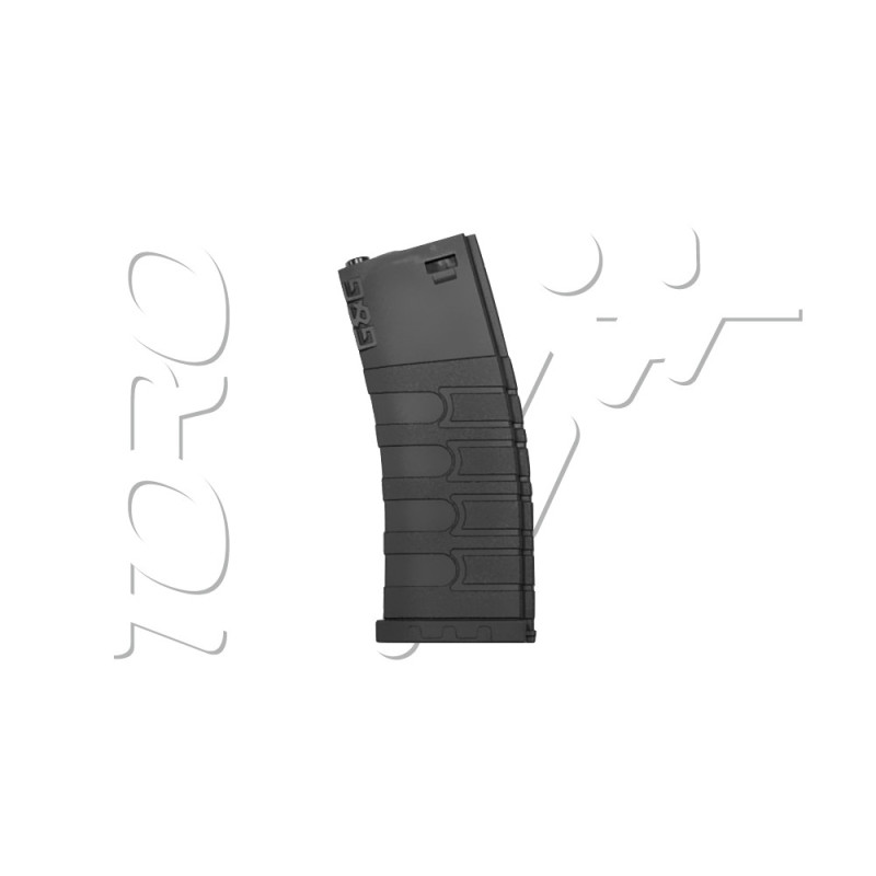 Chargeur M4/M15/M16 MID-CAP 120 BBs ABS BLACK G&G ARMAMENT
