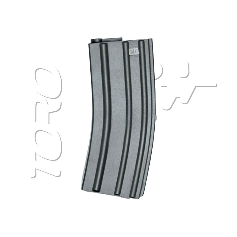 Chargeur M4/M15/M16 MID-CAP 140 BBs ABS ARMALITE GREY ASG