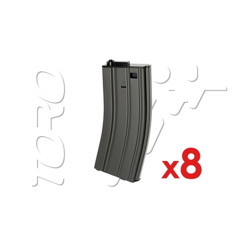 Chargeur M4/M15/M16 HI-CAP 350 BBs METAL CYBERGUN X8
