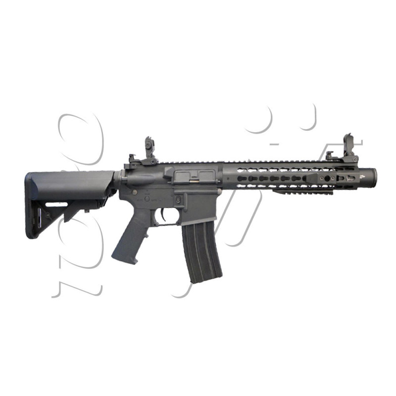 Fusil COLT M4 KEYMOD SILENCER FULL METAL 300 Bbs AEG BLACK CYBERGUN