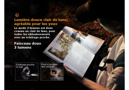 Lampe tactique FENIX E09R 600 LUMENS