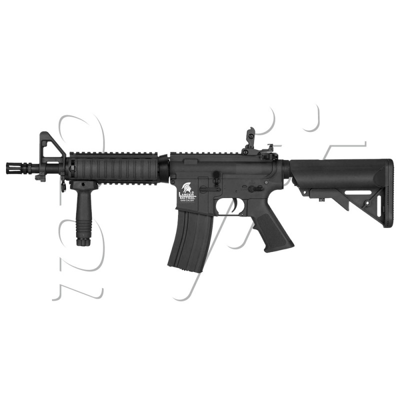 Fusil FIBRE LT02 M4 CQBR AEG LANCER TACTICAL BLACK Fusil FIBRE LT02 M4 CQBR AEG LANCER TACTICAL BLACK